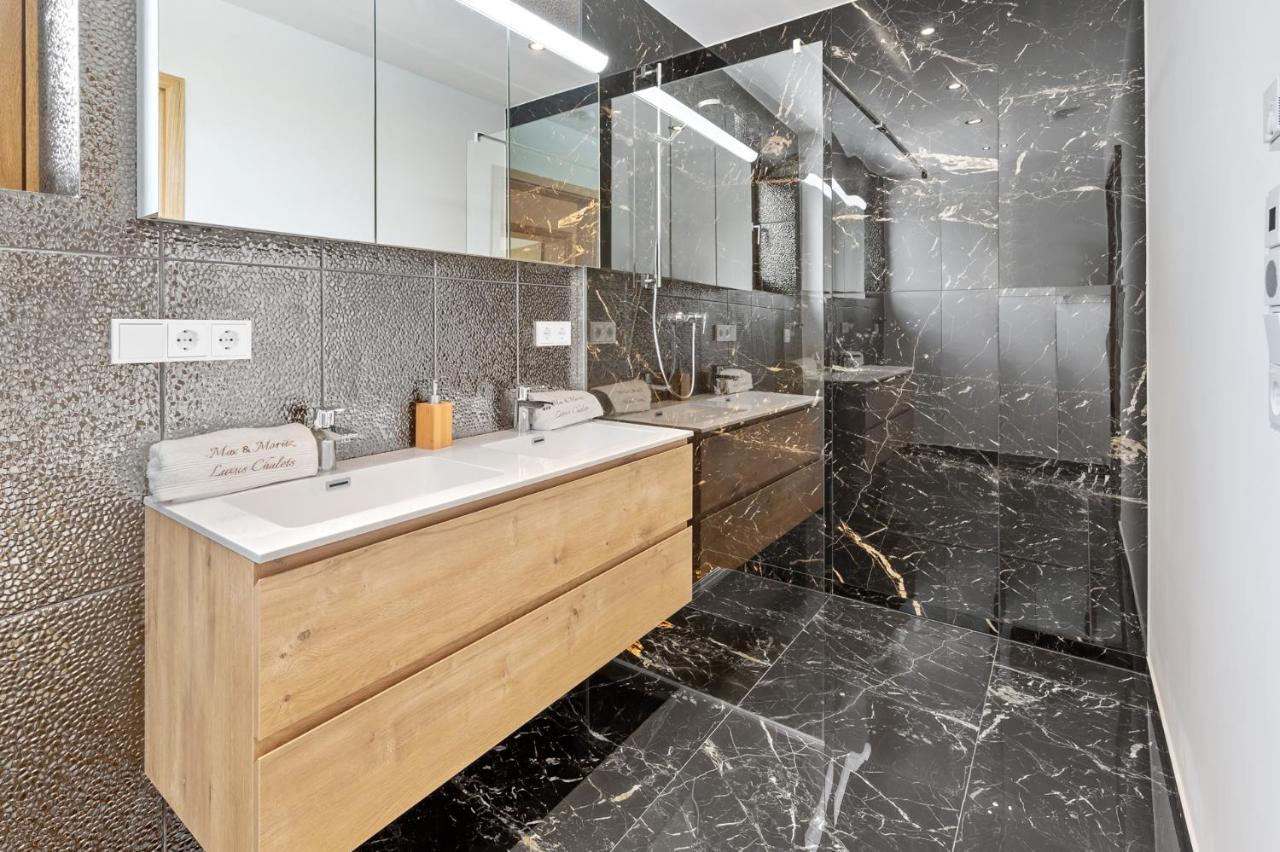 Luxus Chalet Max Glanz an der Weinstrasse Bagian luar foto